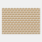 ディナー転がパンベーカリーボランジェリーパンプルニッケル ラッピングペーパーシート (正面)