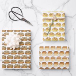 ディナー転がパンベーカリーボランジェリーパンプルニッケル ラッピングペーパーシート