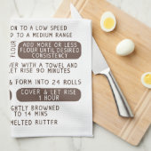 ディナー転がレシピティーキッチンタオル キッチンタオル (四つ折り)