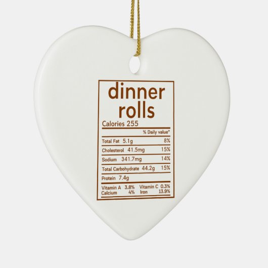 ディナー転が栄養の事実 セラミックオーナメント (右)