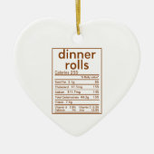 ディナー転が栄養の事実 セラミックオーナメント (正面)