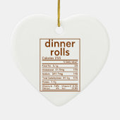 ディナー転が栄養の事実 セラミックオーナメント (裏面)
