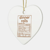 ディナー転が栄養の事実 セラミックオーナメント (左)