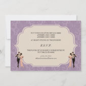 ディナー&ダンスパーティーヴィンテージ招待状 招待状 (裏面)