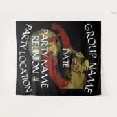 ディナー ハッピーアワー ガールズ ボーイズ ナイトアウト 2024 ワイン タペストリー (正面(横))