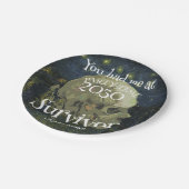 ディナー ハッピーアワー ガールズ ボーイズ ナイトアウト 2024 ワイン ペーパープレート (アングル)