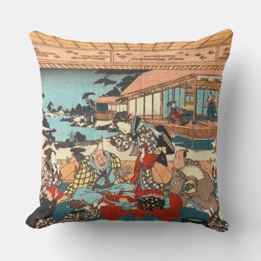 ディナー・パーティ1840年 クッション (正面)