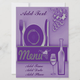 ディナー・パーティInitations 招待状