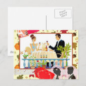 ディナー ポストカード (正面/裏面)