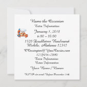 ディナー/ポットラック/ギャザリング招待状 招待状 (裏面)