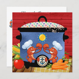 ディナー/ポットラック/ギャザリング招待状 招待状