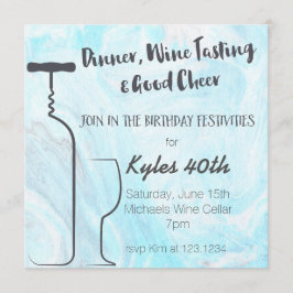 ディナー、ワインのテイスティング&良い応援