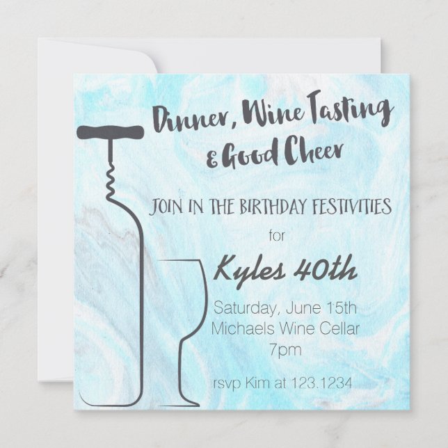 ディナー、ワインのテイスティング&良い応援 (正面)