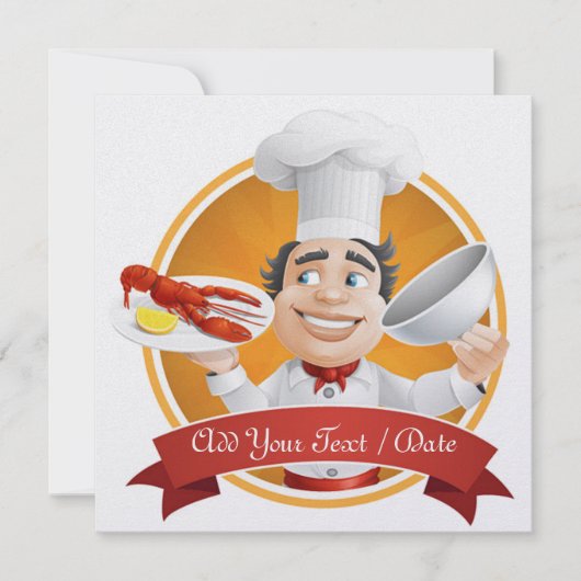 ディナー/特別イベント/楽しい時を過転がごす! 招待状 (正面)