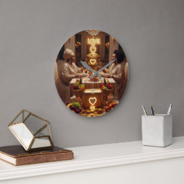 ディナーH ラージ壁時計