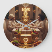 ディナーH ラージ壁時計 (正面)