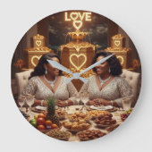 ディナーL ラージ壁時計 (正面)