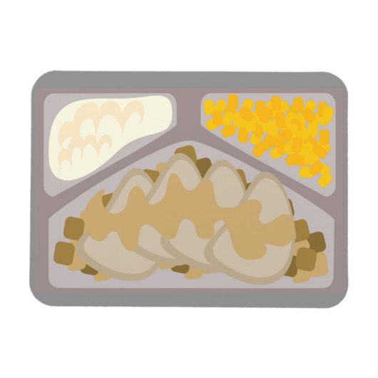 ディナ凍っていーメガマグネット マグネット (横)