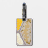 ディナ凍っていーラベル ラゲッジタグ (裏面縦)