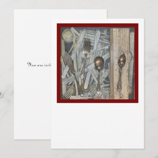 ディナ王室のー 招待状 (正面/裏面)