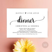 ディナ素朴ー結婚の後ずっと幸せに駆け落ち 招待状