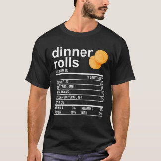 ディナ転がー栄養情報おもしろい感謝 Tシャツ