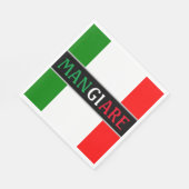 ディナ食べーにマンギイタリアンア スタンダードランチョンナプキン (角)