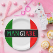 ディナ食べーにマンギイタリアンア ペーパープレート (パーティー)