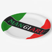 ディナ食べーにマンギイタリアンア ペーパープレート (アングル)