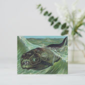 ディニッチス先史時代の動物 ポストカード (スタンド正面)