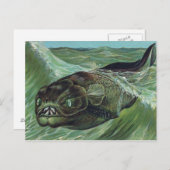 ディニッチス先史時代の動物 ポストカード (正面/裏面)