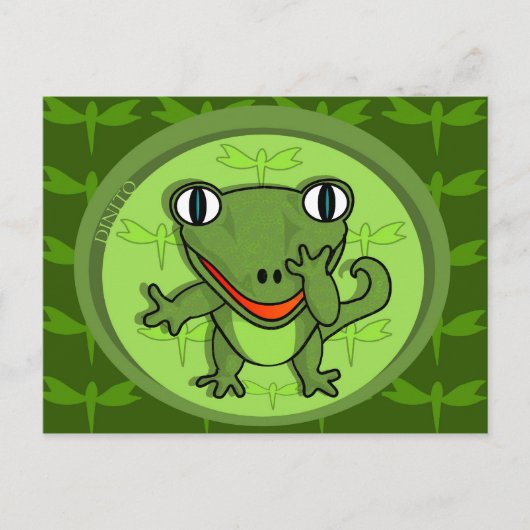 ディニト変形すごい恐竜!ポストカード ポストカード (正面)