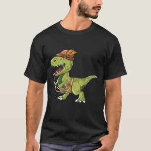 ディノおもしろいアーチャーアーチェリー Tシャツ