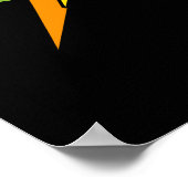 ディノおもしろいダニTRex恐竜プンダークBG ポスター (角)