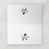 ディノおもしろいフォールド座席表 プレイスカード (内部開封)