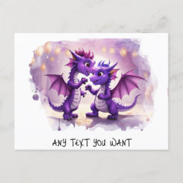 *～* ディノがダンスに誘う AP48 フォト ドラゴン ポストカード