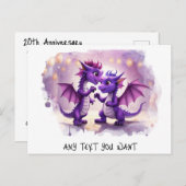 *~* ディノがダンスに誘う AP48 フォト ドラゴン ポストカード (正面/裏面)