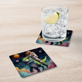 ディノの宇宙 スクエアペーパーコースター