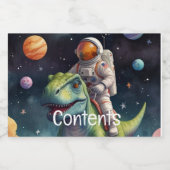 ディノの宇宙 フードラベル (シングルラベル)