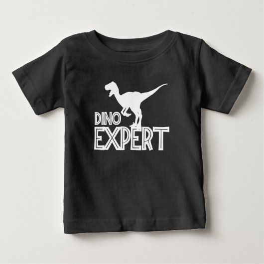 ディノの専門家 – 恐竜の愛好家 ベビーTシャツ (正面)