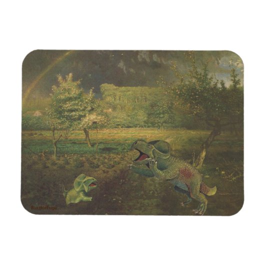 ディノの芽 – マグネット (横)