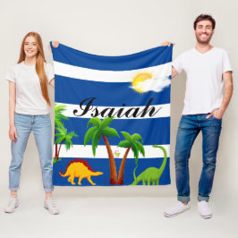 ディノアットザビーチ フリースブランケット