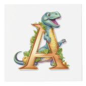 ディノアルファベットアドベンチャーキューブ: A,B,C,D,E フォトキューブ (正面)