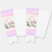 ディノウォーターカラーガールピンク誕生日 フェイバーボックス (見開き)