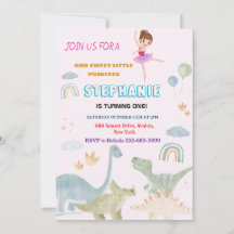 ディノカスタムバレリーナバレエ誕生日パーティー