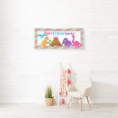 ディノガール誕生日バナー 横断幕 (インサイチュ)