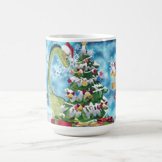 ディノクリスマスマグカップ コーヒーマグカップ