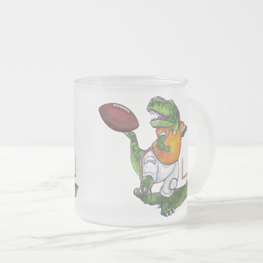 ディノサッカースター フロストグラスマグカップ (正面右)