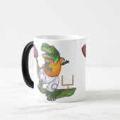 ディノサッカー選手 モーフィングマグカップ (正面左)