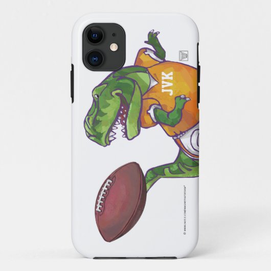 ディノサッカー選手 Case-Mate iPhoneケース (裏面)
